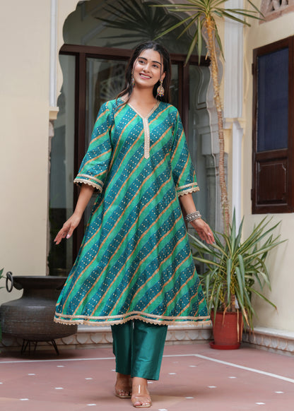 MAYURI COTTON SILK KURTA SET WITH DUPATTA