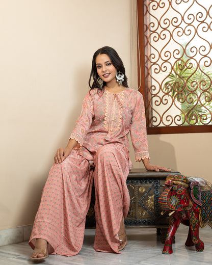 Rambha digital printed gharara set