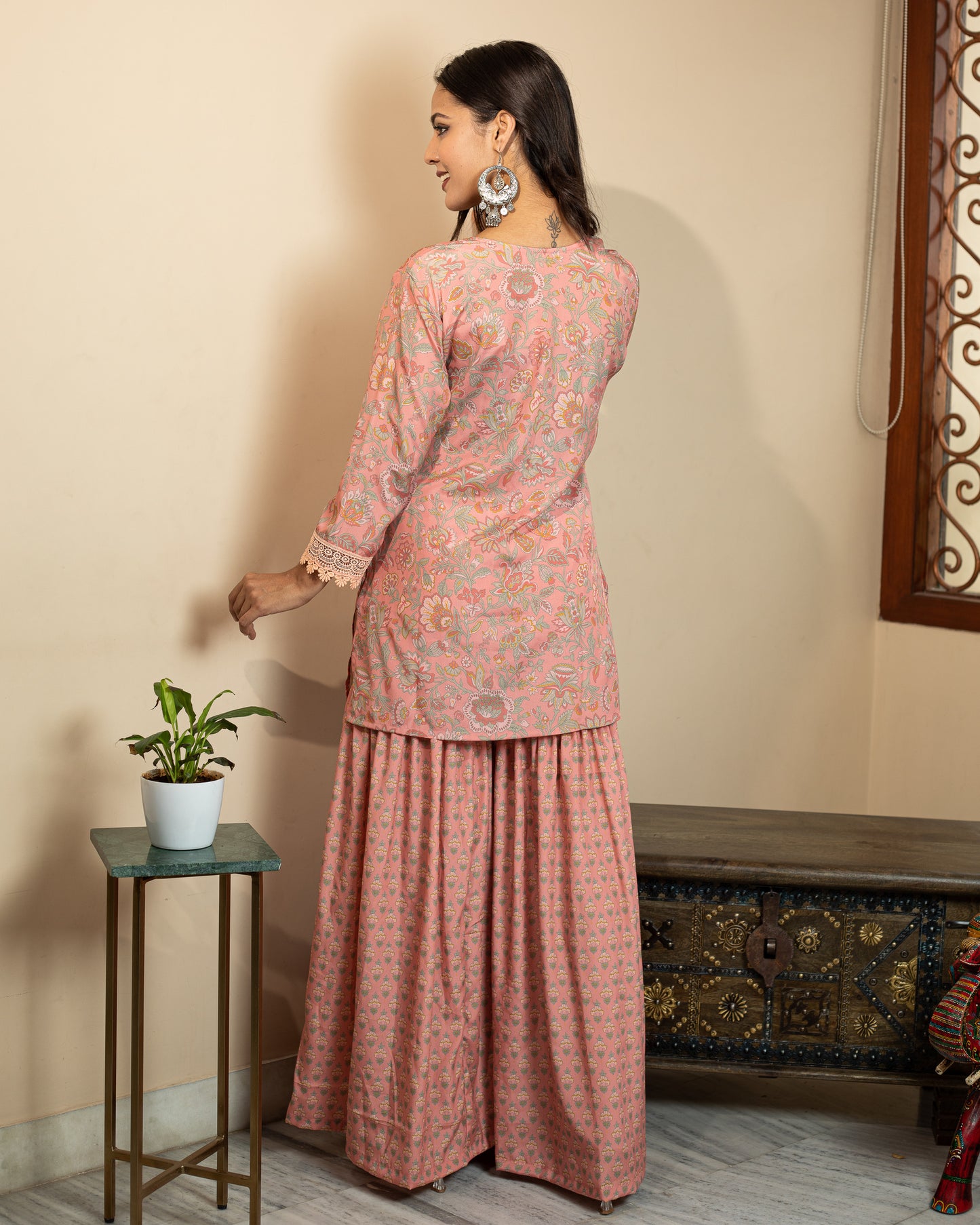 Rambha digital printed gharara set