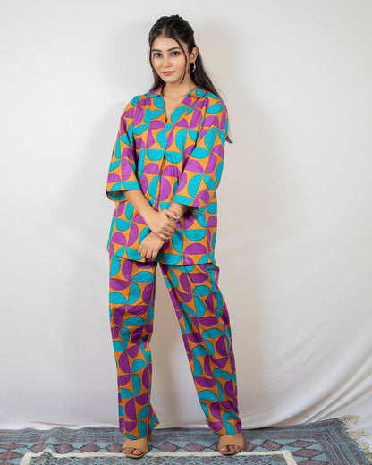 COTTON PRINTED CO-ORD SET